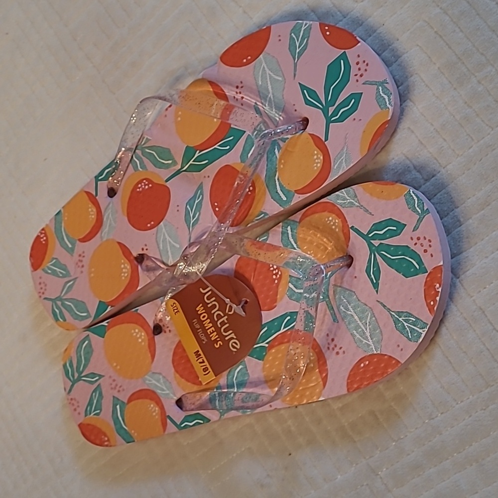NWT, Juncture Women's Beach Flip Flops Size M US 7-8
